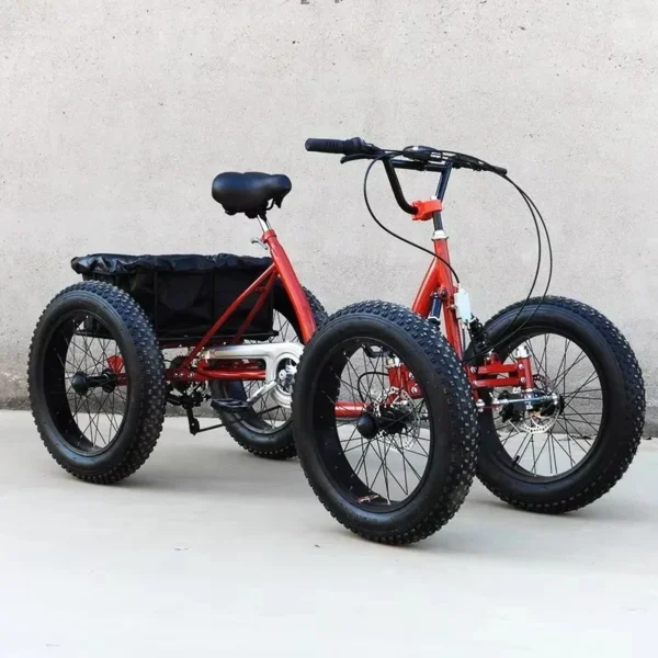 20inch cargo bike fat tire 4 wheel bicycle