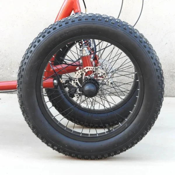 20inch cargo bike fat tire 4 wheel bicycle - Image 2