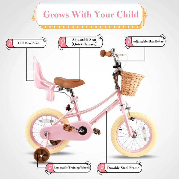 Children's bicycle pink - Image 5